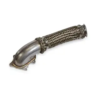 PPE High-Flow Steel Down Pipe for Chevy/GMC (2002-04 (CA)) 6.6L Duramax (304 Stainless Steel)