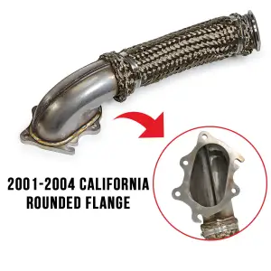 Pacific Performance Engineering - PPE High-Flow Steel Down Pipe for Chevy/GMC (2002-04 (CA)) 6.6L Duramax (304 Stainless Steel) - Image 3