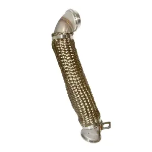 Pacific Performance Engineering - PPE High-Flow 304 Stainless Steel Down Pipe for Chevy/GMC (2004.5-10) 6.6L Duramax LLY, LBZ, & LMM (304 Stainless Steel) - Image 3