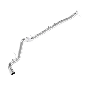 Pacific Performance Engineering - PPE 304 Stainless Steel DPF-Back Performance Exhaust Kit - Single Exit for Chevy/GMC (2023-26) 3.0L Duramax (Polished Tubes, Black Ceramic Coated Tips) - Image 3