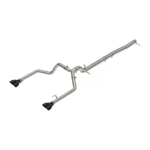 Pacific Performance Engineering - PPE 304 Stainless Steel DPF-Back Performance Exhaust Kit - Dual Exit for Chevy/GMC (2023-26) 3.0L Duramax (Polished Tubes, Black Ceramic Coated Tips) - Image 1