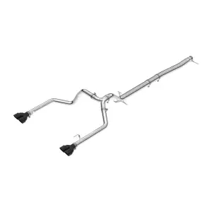 Pacific Performance Engineering - PPE 304 Stainless Steel DPF-Back Performance Exhaust Kit - Dual Exit for Chevy/GMC (2023-26) 3.0L Duramax (Polished Tubes, Black Ceramic Coated Tips) - Image 4
