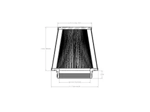 aFe - aFe Power Magnum FORCE Intake Replacement Air Filter w/ D2 Dura-Dry Media, 5 IN F x (9x7-1/2) IN B x (6-3/4x5-1/2) IN T x 7 IN H - Image 6