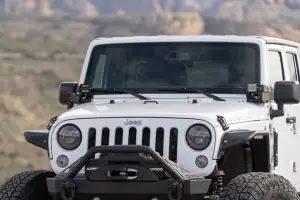 DV8 Offroad - DV8 Offroad Dual Pod Light Mounts for Jeep (2007-18) Wrangler JK - Image 10