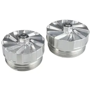 H&S Motorsports - H&S Motorsports Billet Fuel Filter Cap Set for Ram (2025-26) 6.7L Cummins (Complete 2-Cap Set, Green Anodized) - Image 9