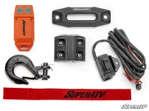 SuperATV - SuperATV Winch Mounting Plate for Yamaha (2016-26) Kodiak 700 (w/ 3500 lb Winch) - Image 9