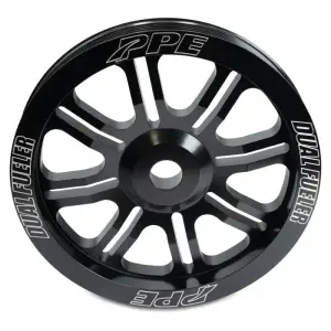 Pacific Performance Engineering - PPE Billet Aluminum Pulley Wheel 816 Style for Chevy/GMC (2001-16) 6.6L Duramax - Image 1