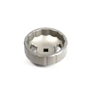 Pacific Performance Engineering - PPE Hard Anodized Billet Aluminum Oil Filter Socket (76mm 14F) - Image 2