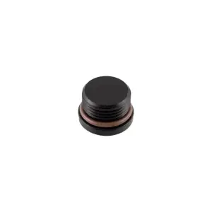 Pacific Performance Engineering - PPE 12AN Male Aluminum Plug w/O-ring 1-1/16"-12 - Black - Image 2