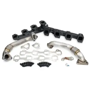 Pacific Performance Engineering - PPE High-Flow Exhaust Manifold and Up-Pipe Kit for Chevy/GMC (2001-04 (FED / 2001 CA)) 6.6L Duramax (Raw) - Image 3