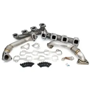 Pacific Performance Engineering - PPE High-Flow Exhaust Manifold and Up-Pipe Kit for Chevy/GMC (2001-04 (FED / 2001 CA)) 6.6L Duramax (Black Ceramic Coating) - Image 2