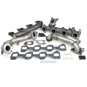 Pacific Performance Engineering - PPE High-Flow Exhaust Manifold and Up-Pipe Kit for Chevy/GMC (2017-26) 6.6L Duramax (Black Ceramic Coating) - Image 2