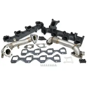 Pacific Performance Engineering - PPE High-Flow Exhaust Manifold and Up-Pipe Kit for Chevy/GMC (2017-26) 6.6L Duramax (Silver Ceramic Coating) - Image 2
