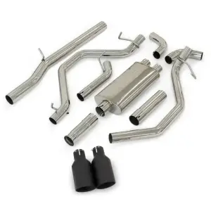 Pacific Performance Engineering - PPE Cat-Back Exhaust System Dual Exit for Chevy/GMC (2009-13) 4.8L/5.3L V8 1500 (Polished Tips, Raw Tubes Finish) - Image 6