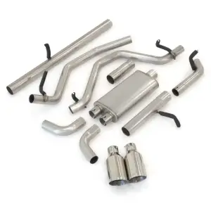 Pacific Performance Engineering - PPE Cat-Back Exhaust System Dual Exit for Chevy/GMC (2009-13) 4.8L/5.3L V8 1500 (Polished Tips, Polished Tubes Finish) - Image 7