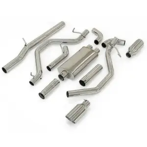 Pacific Performance Engineering - PPE Cat-Back Exhaust System Dual Exit for Chevy/GMC (2009-13) 4.8L/5.3L V8 1500 (Polished Tips, Polished Tubes Finish) - Image 8