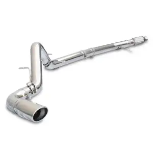 Pacific Performance Engineering - PPE 304 Stainless Steel DPF-Back Performance Exhaust Kit - Single Exit for Chevy/GMC (2020-22) 3.0L Duramax (Polished Tubes, Black Ceramic Coated Tips) - Image 2