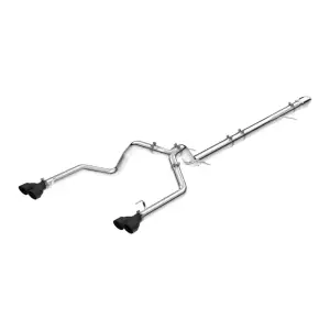 Pacific Performance Engineering - PPE 304 Stainless Steel DPF-Back Performance Exhaust Kit - Dual Exit for Chevy/GMC (2020-22) 3.0L Duramax (Polished Tubes, Black Ceramic Coated Tips) - Image 3