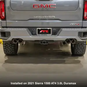 Pacific Performance Engineering - PPE 304 Stainless Steel DPF-Back Performance Exhaust Kit - Dual Exit for Chevy/GMC (2020-22) 3.0L Duramax (Polished Tubes, Black Ceramic Coated Tips) - Image 5