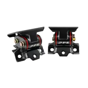 Pacific Performance Engineering - PPE Engine Mount Kit for Chevy/GMC (2011-16) 6.6L Duramax (w/ Silicone Bushings, Red) - Image 1
