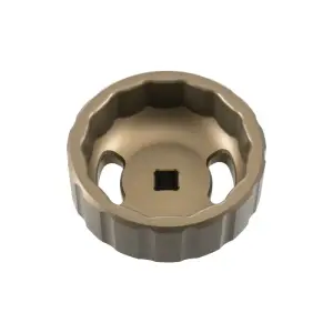 Pacific Performance Engineering - PPE Hard Anodized Billet Aluminum Oil Filter Socket for Nissan (2004-15) 5.6L Titan / (199-04) 3.3L Frontier (68mm 14F) - Image 2