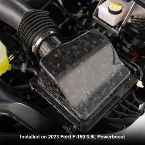 Pacific Performance Engineering - PPE Zilla Carbon Fiber Air Box Lid for Ford (2015-26) F-150 (Carbon Forged) - Image 5