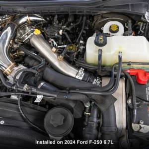 Pacific Performance Engineering - PPE Hot Side Intercooler Charge Pipe Kit – High Output for Ford (2023-26) 6.7L Power Stroke (for Factory Intercooler, Brushed) - Image 9