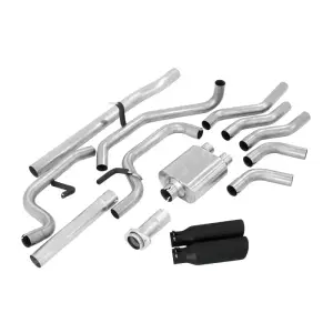 Pacific Performance Engineering - PPE Cat-Back Exhaust System Dual Exit for Ford (2009-14) 4.6L/5.0L/5.4L V8 F-150 (Polished Tips, Raw Tubes) - Image 4