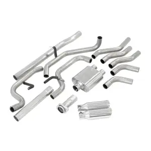 Pacific Performance Engineering - PPE Cat-Back Exhaust System Dual Exit for Ford (2009-14) 4.6L/5.0L/5.4L V8 F-150 (Polished Tips, Polished Tubes) - Image 4