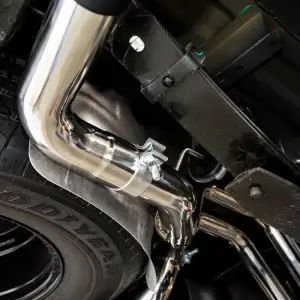 Pacific Performance Engineering - PPE Twin Turbo and 5.0L V8 Cat-Back Exhaust System Dual Exit for Ford (2015-20) 2.7L/3.5L V6 F-150 (Black Ceramic Coated Tips, Polished Tubes) - Image 9