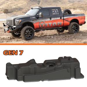 Titan Fuel Tanks - Titan Fuel Tank, Ford (2011-16) F-250HD/F-350HD Power Stroke, Crew Cab/Short Bed, 60 gal, GEN7 - Image 1
