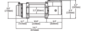 Warn - Warn 16.5ti Thermometric Winch, 16,500 lb Steel Rope - Image 2