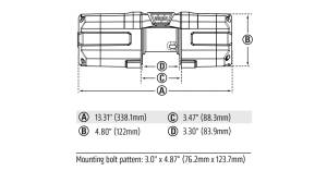 Warn - Warn AXON 45RC Powersports Winch with Plow Mode, 4,500 lb Synthetic Rope - Image 3