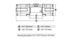Warn - Warn AXON 45 Powersports Winch with Plow Mode, 4,500 lb Steel Rope - Image 3