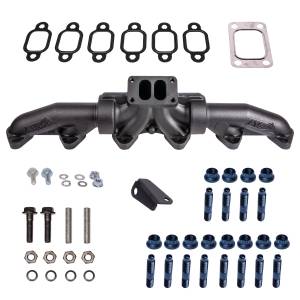 ATS Diesel Performance - ATS Pulse Flow Exhaust Manifold Kit for Dodge (1998.5-02) 5.9L Cummins, 3-Pc T3 w/ Gaskets Premium Hardware - Image 2