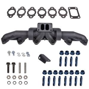 ATS Diesel Performance - ATS Pulse Flow Exhaust Manifold Kit for Dodge (1998.5-02) 24V 5.9L Cummins, 3-Pc T4 w/ Turbo Flange Hardware - Image 3