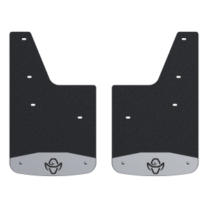 Ranch Hand Front 12" x 20" Textured Rubber Mud Flaps for Dodge/Ram (2009-27) 1500/1500 Classic/2500/3500/4500/5500