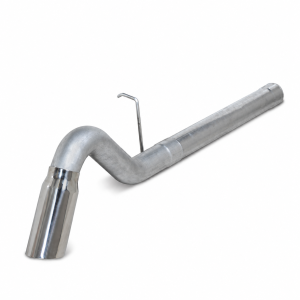 Diamond Eye Performance - Diamond Eye 4" D.P.F. Back Exhaust, Chevy/GMC (2011-15) 2500-3500HD, 6.6L Duramax, Single, Aluminized Turn Down - Image 1