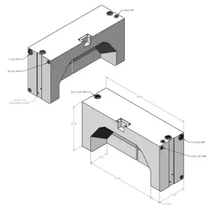 S&B - S&B 39 Gallon Wheel Well Water Tank for Dodge/Ram (2013-25) Promaster 1500/2500/3500, 136" / 159" / & 159" EXT (Both Sides) - Image 2