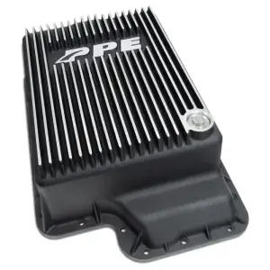 Pacific Performance Engineering - PPE 5R110 Heavy-Duty Cast Aluminum Transmission Pan for Ford (2003-10) Super Duty 6.0L/6.4L Power Stroke (Brushed) - Image 1