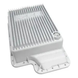 Pacific Performance Engineering - PPE 5R110 Heavy-Duty Cast Aluminum Transmission Pan for Ford (2003-10) Super Duty 6.0L/6.4L Power Stroke (Brushed) - Image 2