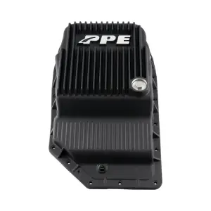 PPE 6L90 Heavy-Duty Cast Aluminum Transmission Pan for Chevy/GMC (2007-23) 2500/3500 Gas (Black)