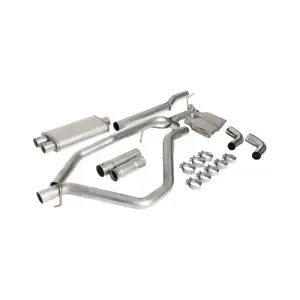 Pacific Performance Engineering - PPE Cat-Back Exhaust System Dual Exit for Chevy/GMC (2014-19) 5.3L V8 1500 (Polished Tips, Polished Tubes Finish) - Image 5