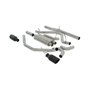 Pacific Performance Engineering - PPE Cat-Back Exhaust System Dual Exit for Chevy/GMC (2014-19) 5.3L V8 1500 (Polished Tips, Raw Tubes Finish) - Image 7