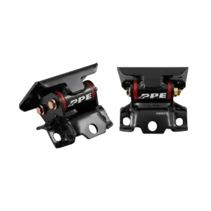PPE Engine Mount Kit for Chevy/GMC (1999-13) Pickups/SUV (w/ Silicone Bushings, Red)