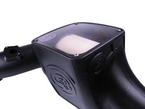 S&B - S&B Air Intake Kit for Ford (2003-07) 6.0L Power Stroke (Dry Extendable, White) - Image 5