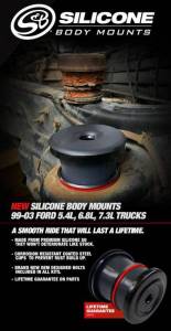 S&B - S&B Body Mount Kit for Ford (1999-03) Super Duty 5.4L, 6.8L & 7.3L Crew Cab - Image 8