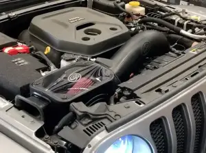 S&B - S&B Cold Air Intake for Jeep (2018-23) Wrangler 2.0L Turbo (Cotton Cleanable, Red) - Image 6