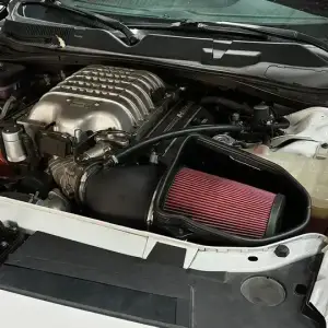 S&B - S&B Cold Air Intake for Ram (2017-20) Charger Hellcat (2017-18) Challenger Hellcat, 6.2L Gas, (Cotton Cleanable, Red) - Image 3