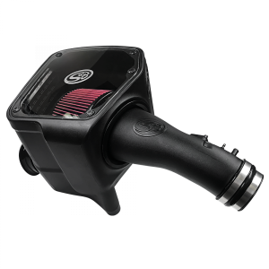 S&B Cold Air Intake for Toyota (2007-21) Tundra, (2007-12) Sequoia 4.6L/5.7L (Cotton, Cleanable, Red)